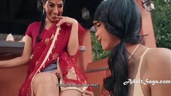Two American futanari girls fucked by a hot Desi futanari chick in town.