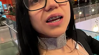A beautiful couple’s homemade porn video at the mall.