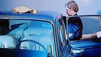European retro babe with big tits in classic porn