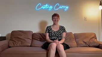 Tattooed babe with big tits auditions for porn in casting video